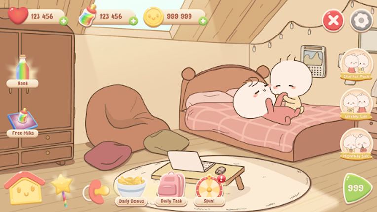 Chippi Twins Sweet Home Image