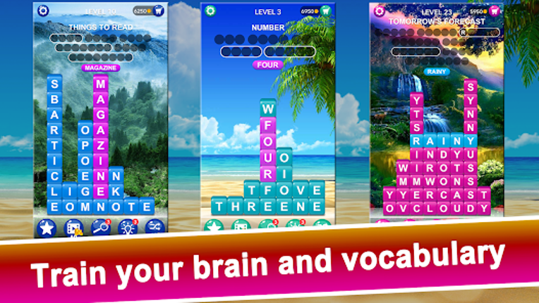 Word Tiles :Hidden Word Search Image