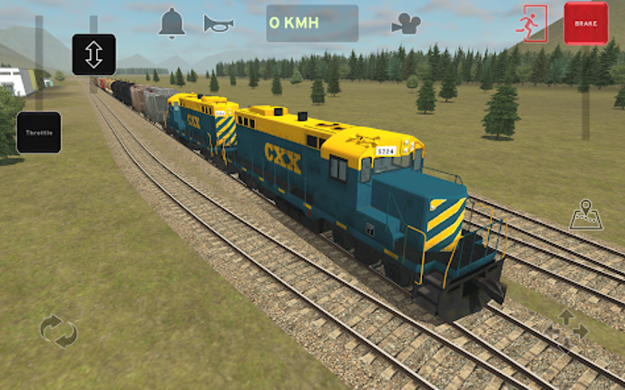 Train and rail yard simulator screenshot