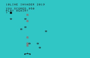 2019 10 Liner Game - INVADER Image