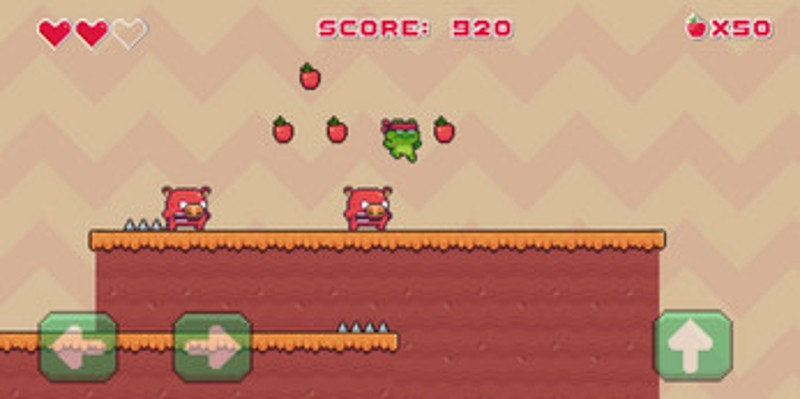 Ninja Frog Platformer screenshot