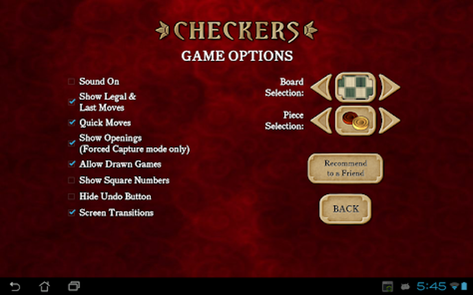 Checkers screenshot