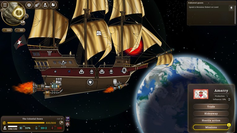 Heliostar: Space Galleon Image