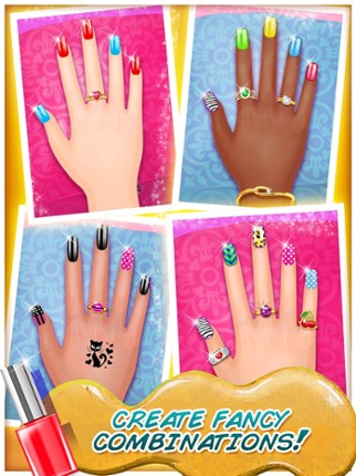 High School Nail Art Nail Salon - Girls Game! screenshot