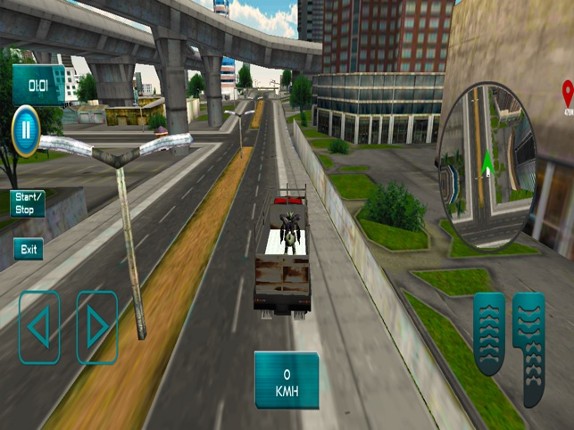 Mega Robot Truck Transport Sim screenshot