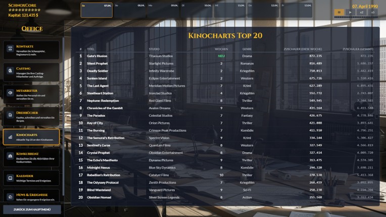 Movie Business - Die Welt der Filme screenshot