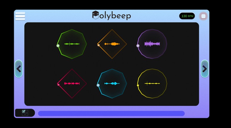 Polybeep screenshot