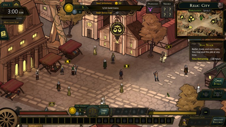 Ten Thousand Coins: The Golden Merchant screenshot