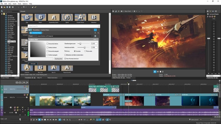 VEGAS Pro 16 Edit Steam Edition screenshot