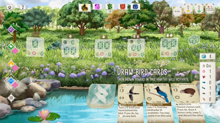 Wingspan + European + Oceania + Asia + Decorative Packs screenshot