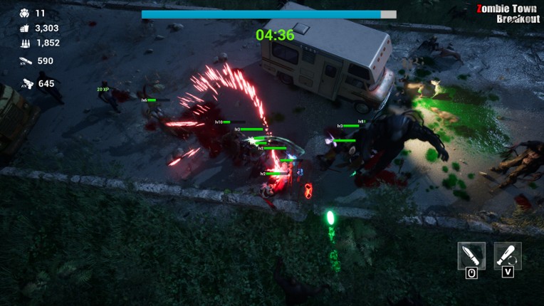 Zombie Town Breakout screenshot