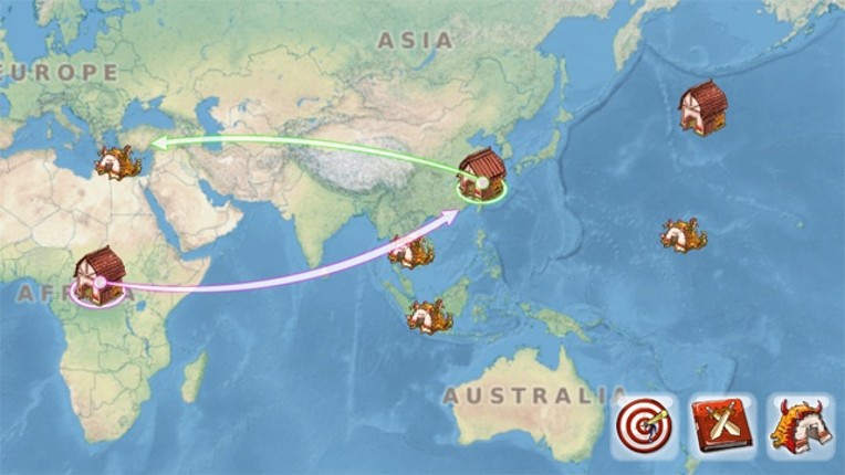 Conquer Earth : Location Based Stone Age War screenshot