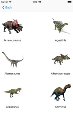 Dinosaurs Reference Book screenshot
