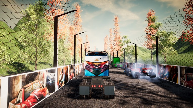 F1 Car VS Truck Drivers Image
