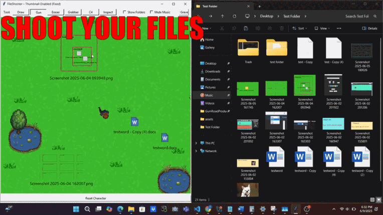 FileShooter: Gamified Desktop File Manager screenshot