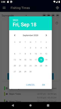 Fishing Times screenshot