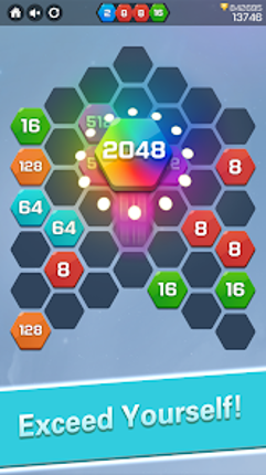 Merge Block Puzzle - 2048 Hexa screenshot