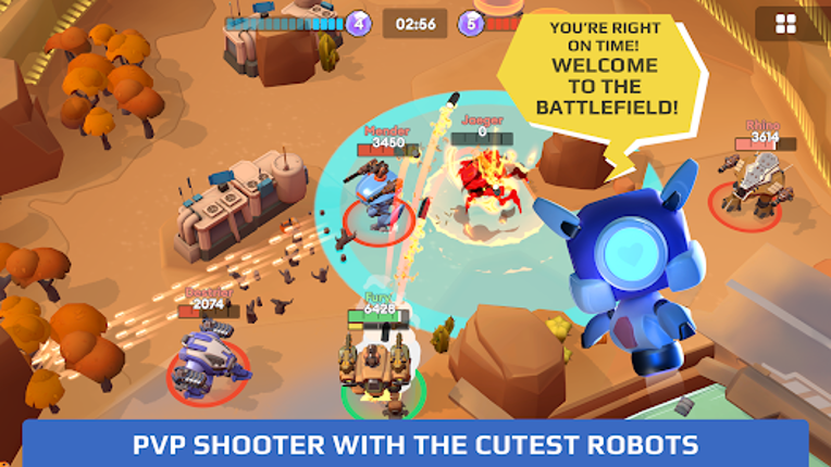 Little Big Robots. Mech Battle screenshot