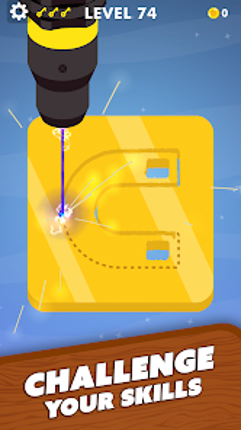 Laser Cutting - Precision Game screenshot