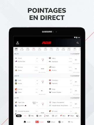 RDS: LNH, NBA, CFL, MLB & plus screenshot