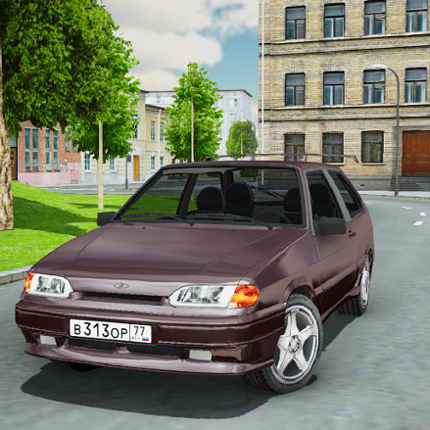 Lada 2113 Russian City Driving Image