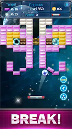 Brick Breaker : Space Outlaw screenshot
