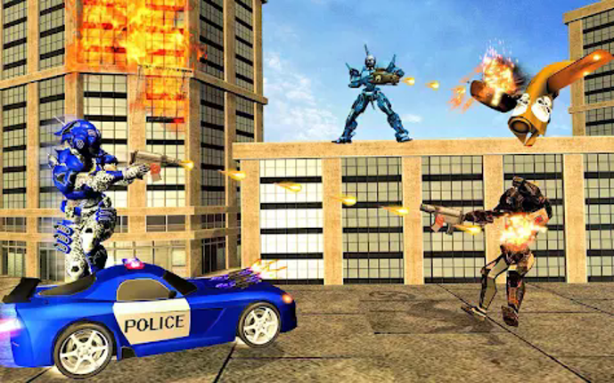 Multi Robot Car Transform War screenshot