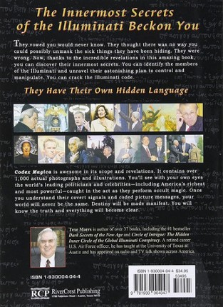 Codex Magica: Secret Signs, Mysterious Symbols, and Hidden Codes of the Illuminati Book by Texe Marrs Image