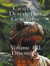 Creature Description Generator - Volume #11 Dinosaurs Image