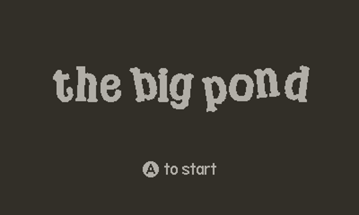 the big pond Game Cover