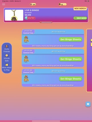 Live Q Bingo screenshot