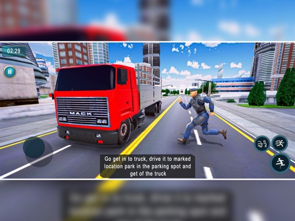 Mega Robot Truck Transport Sim screenshot