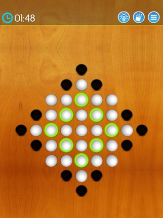 Peg Solitaire Ultra-MarbleJump screenshot