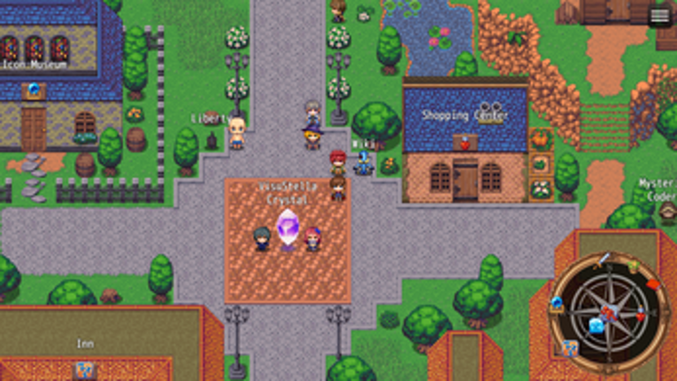 Proximity Compass plugin for RPG Maker MZ Image