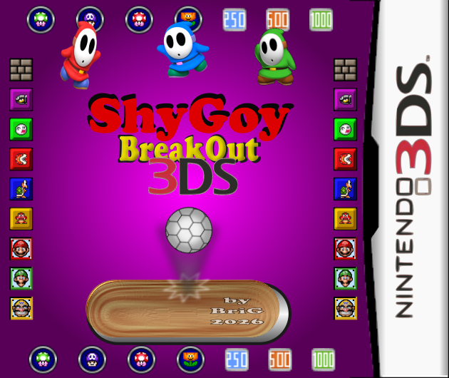 Games like ShyGoy BreakOut 3DS