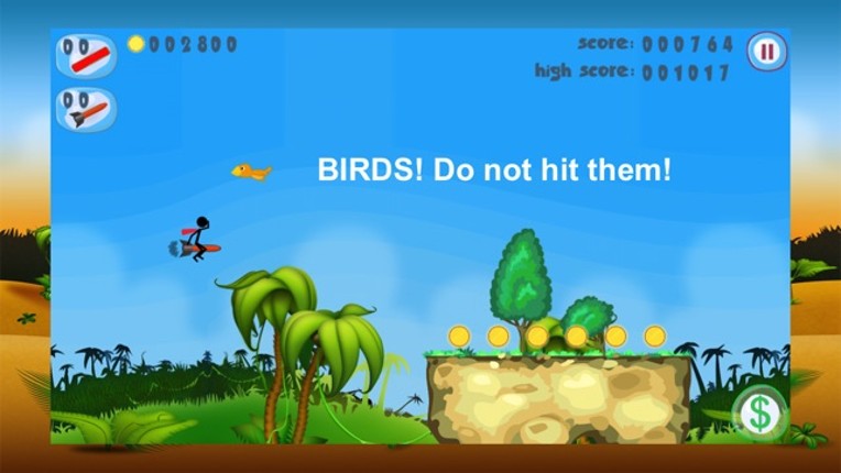 Stick-Man Jump: Super Fight Jumper Trampoline War Adventure Game 2 screenshot
