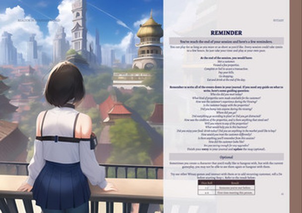 Witasy: A solo journal Real Estate Agency in a Fantasy World Image