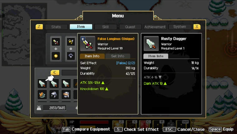 Zenonia screenshot