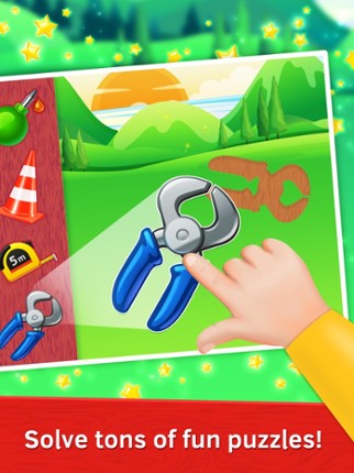 Baby Puzzles. Garage Tools Image