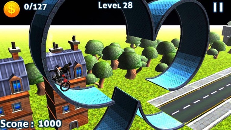Bike Stunts Challenge 3D Game 2016-Stunts And Collect Coins screenshot