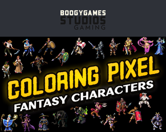 Coloring Pixel: Fantasy Characters Image
