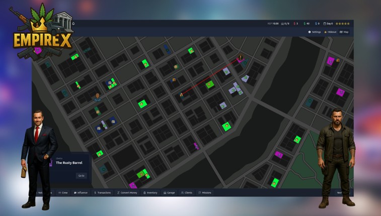 EmpireX - Business, Real Estate and Crime Simulator screenshot