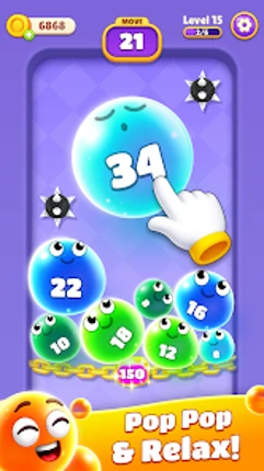 Jelly Drop: Puff Up Puzzle Image