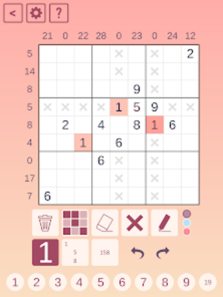 Sandwich Sudoku Image
