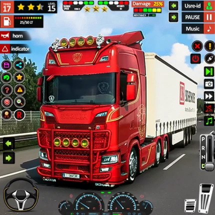 Euro Transport Truck Game Image