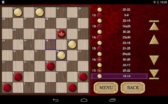 Checkers screenshot