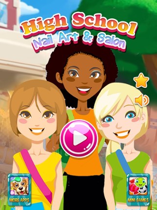 High School Nail Art Nail Salon - Girls Game! screenshot