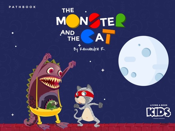 Monster and Cat - Interactive story Play Book game screenshot