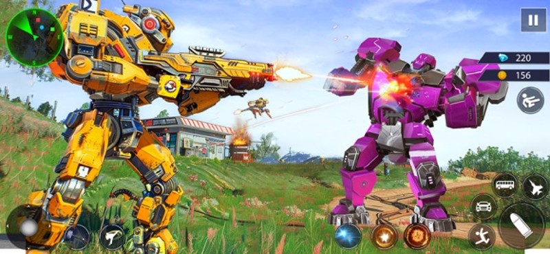 Multi Robot War Car Robot Game screenshot