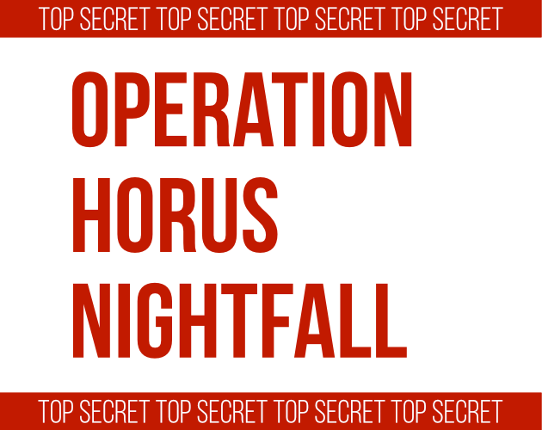 OPERATION HORUS NIGHTFALL Game Cover